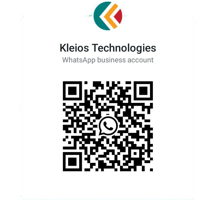 Kleios Technologies WhatsApp Contact