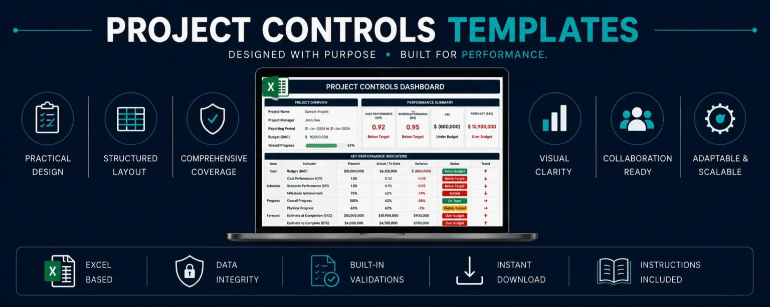 Project Controls Templates Highlights