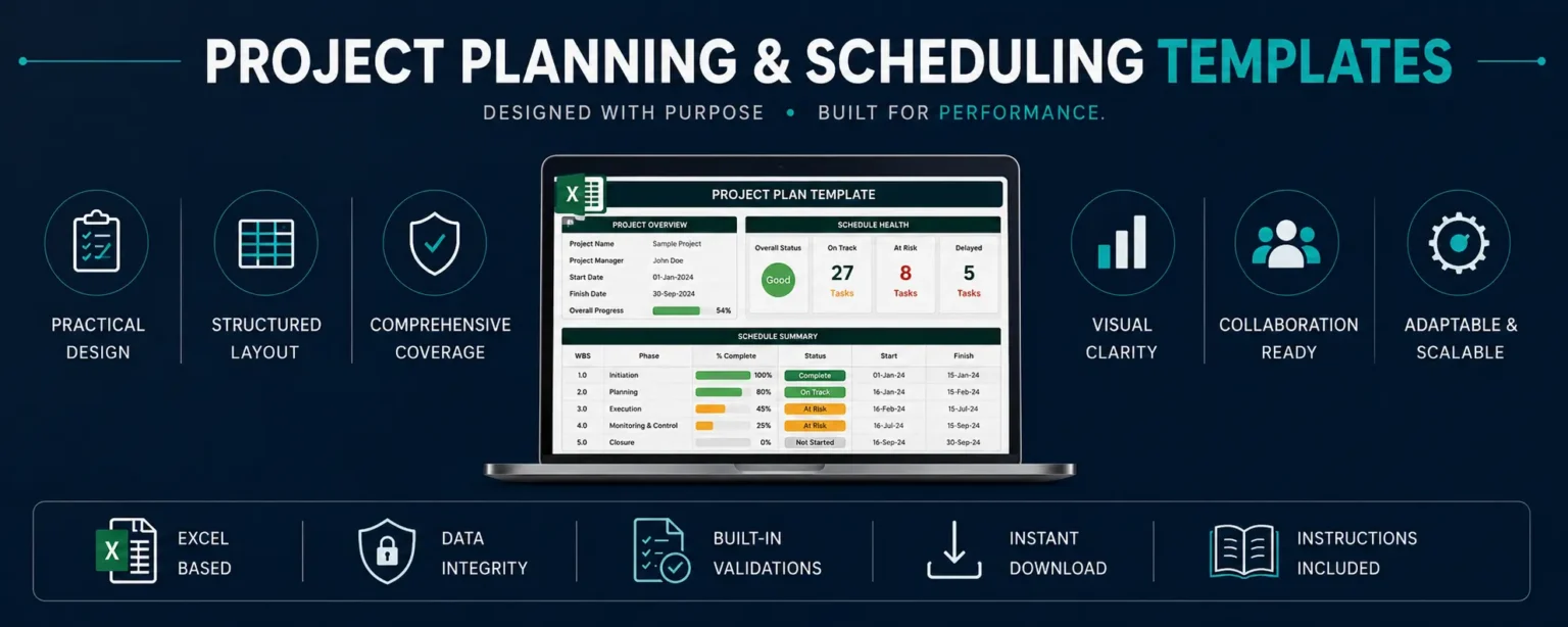 Project Planning and Scheduling Templates Highlights