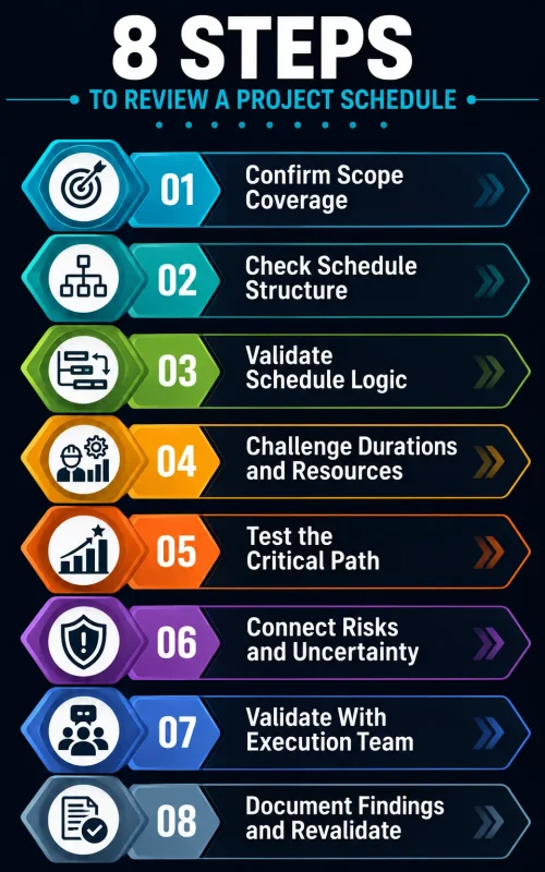 How to Review and Validate Project Schedule
